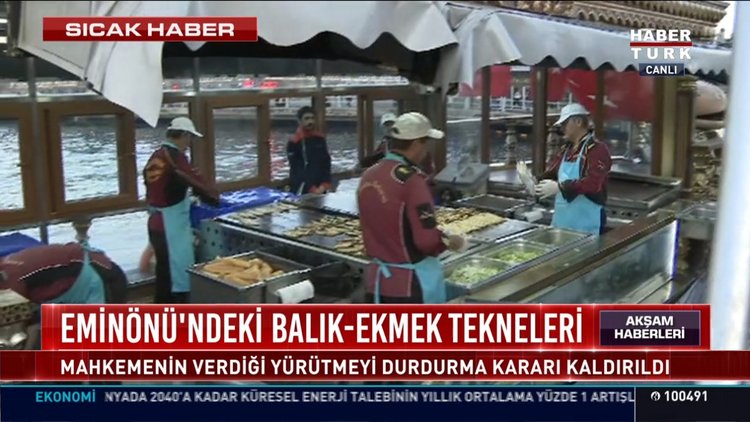 Eminönü'ndeki balıkçıların tahliyesi için yürütmeyi durdurma kararı kaldırıldı
