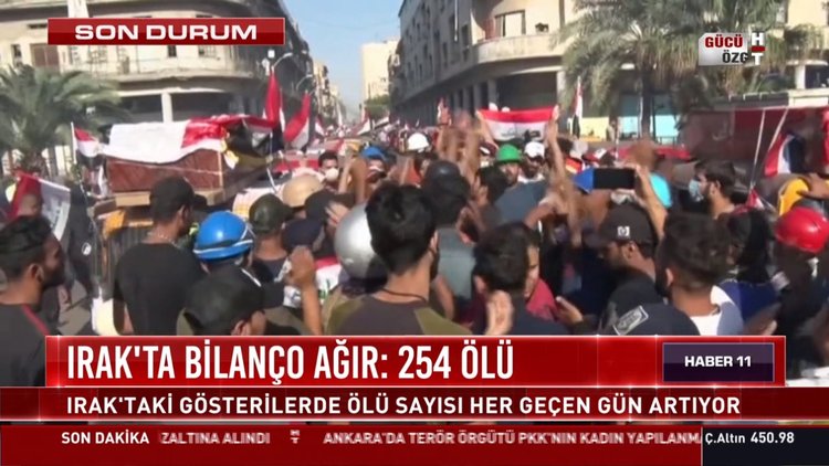 Irak'ta bilanço ağır: 254 ölü