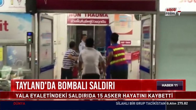 Tayland'da bombalı saldırı