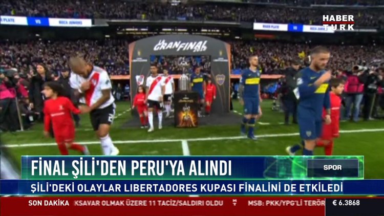 Şili'den alındı! Libertadores finaline yeni adres