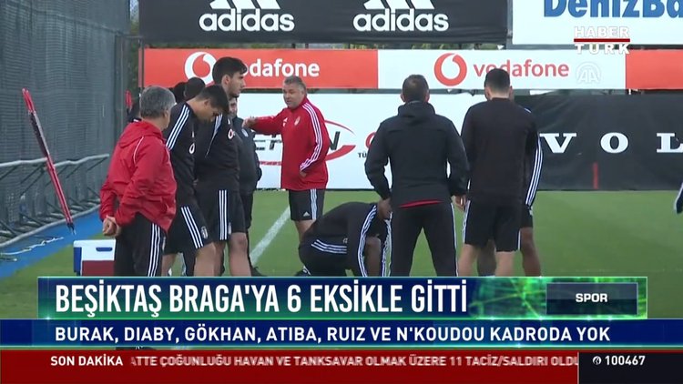Beşiktaş'ta 6 isim kadroya alınmadı!
