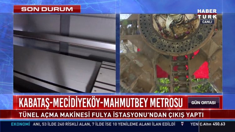 Kabataş-Mecidiyeköy-Mahmutbey metrosu