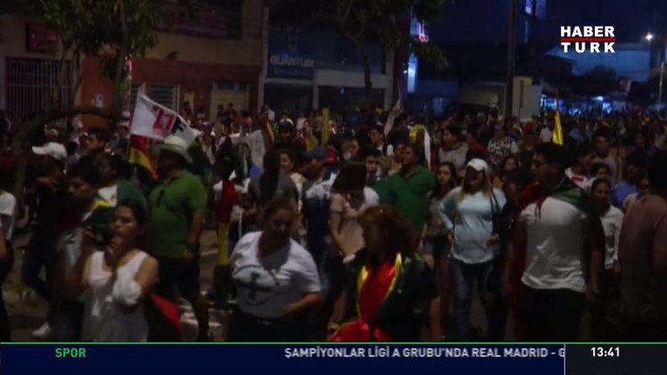 Morales'in helikopteri arızalandı