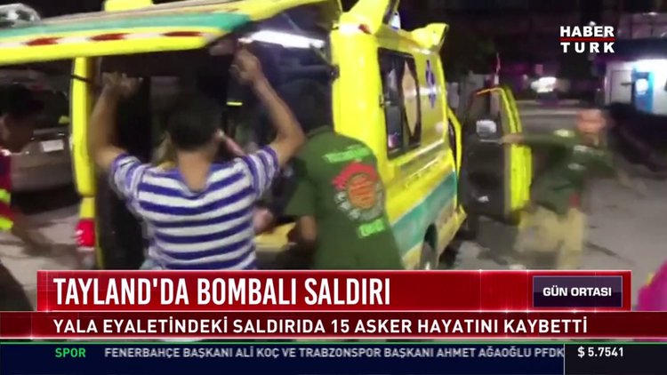 Tayland'da bombalı saldırı