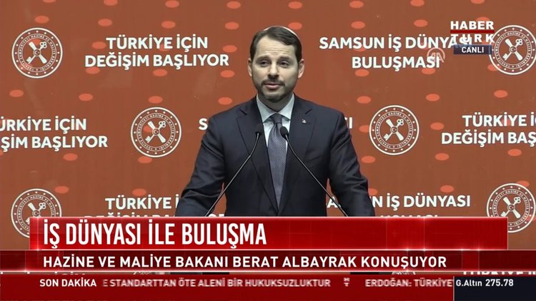 Bakan Albayrak Samsun'da konuşma yaptı