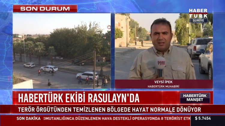 Habertürk ekibi Rasulayn'da