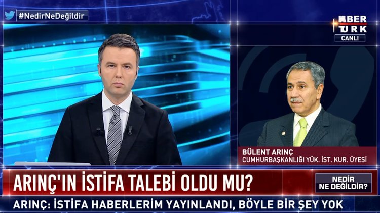 Bülent Arınç Habertürk'e konuştu