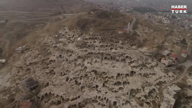 Kapadokya'da tesadüfen bulunan tarihi yerleşim turizme kazandırılıyor