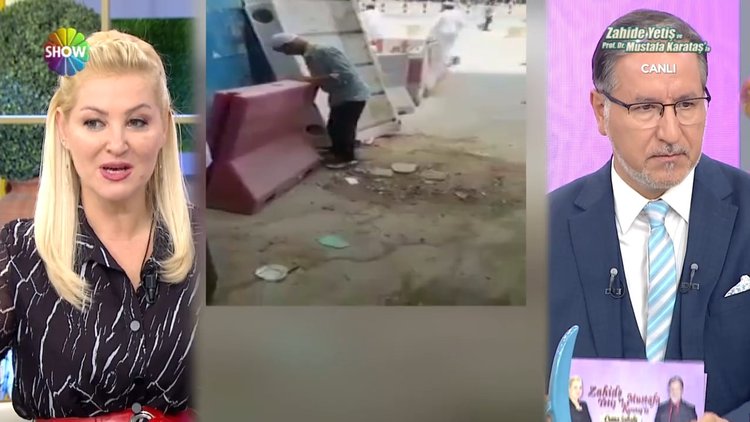 Su olmadan su varmış gibi abdest alıyorlar!