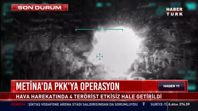 Metina'da PKK'ya operasyon