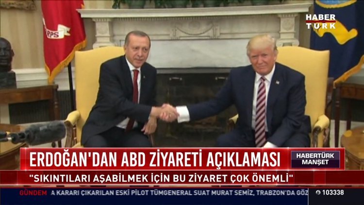 Erdoğan'dan ABD ziyareti açıklaması