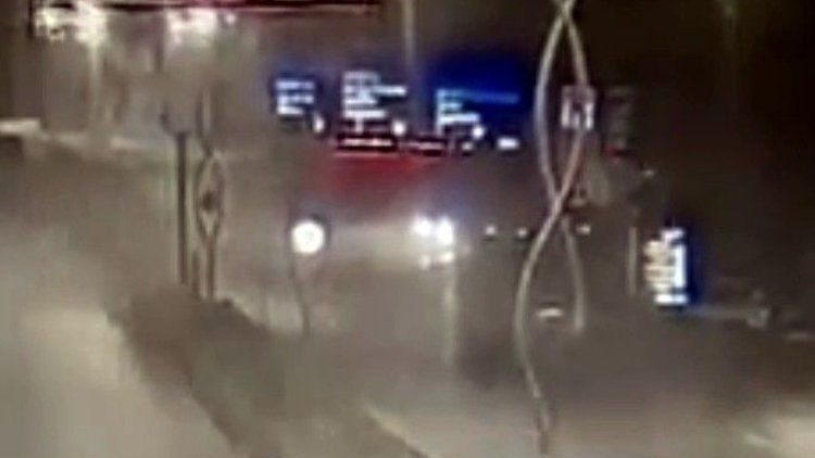Sakarya'daki feci kaza anı kamerada