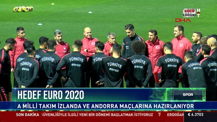 A Milli Futbol Takımı'nda mesai başladı