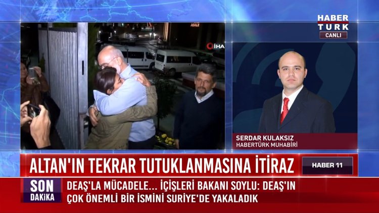 Altan'ın tekrar tutuklanmasına itiraz