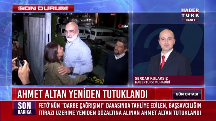 Ahmet Altan yeniden tutuklandı