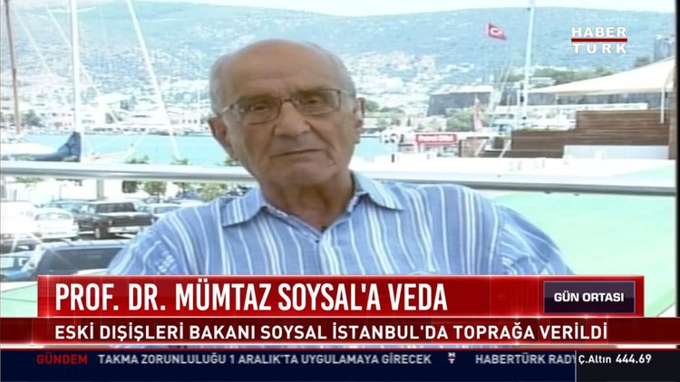 Prof. Dr. Mümtaz Soysal'a veda