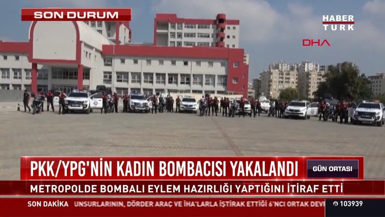 PKK/YPG'nin kadın bombacısı yakalandı