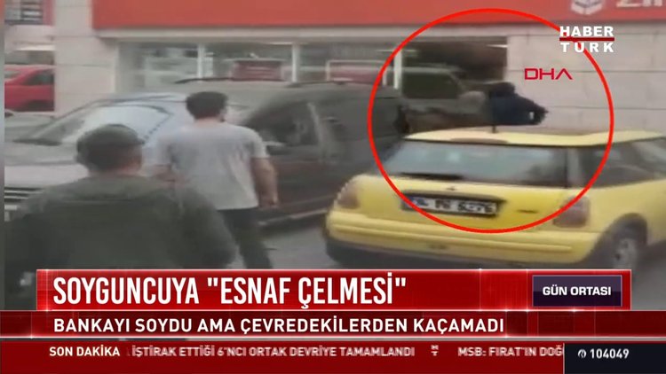 Soyguncuya "Esnaf Çelmesi"