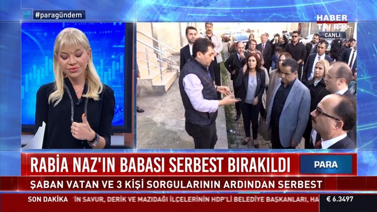 Rabia Naz'ın babası serbest bırakıldı