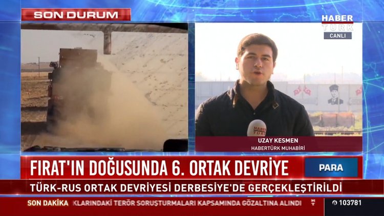 Fırat'ın doğusunda 6. ortak devriye
