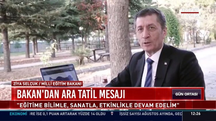 Bakan'dan ara tatil mesajı