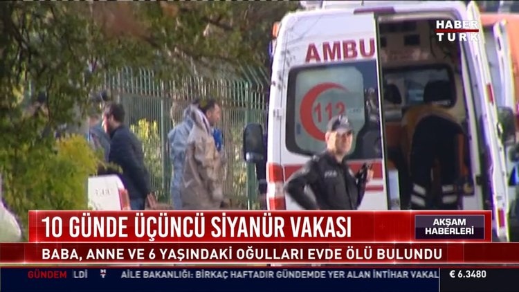 10 günde üçüncü siyanür vakası