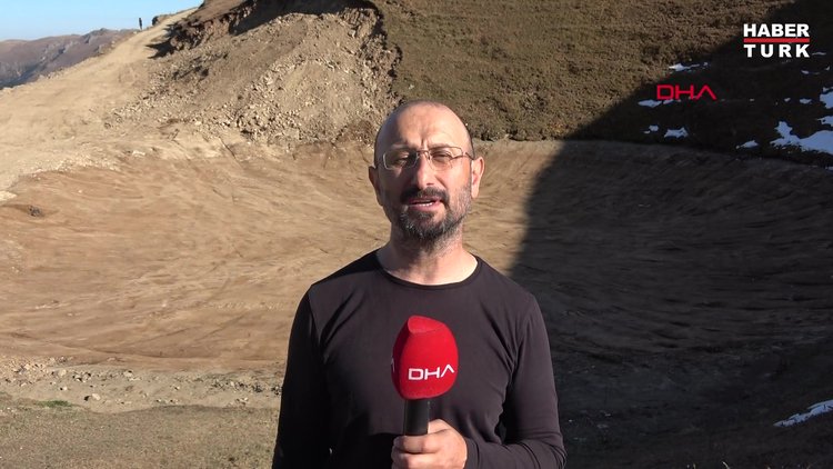 Gümüşhane Dipsiz Göl'ün eski haline dönmesi için kar bekleniyor