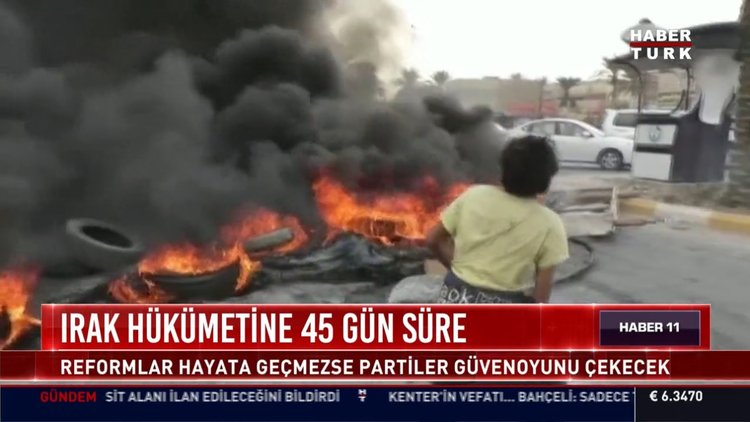 Irak hükümetine 45 gün süre
