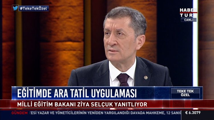 Bakan Selçuk'tan Habertürk'e açıklamalar