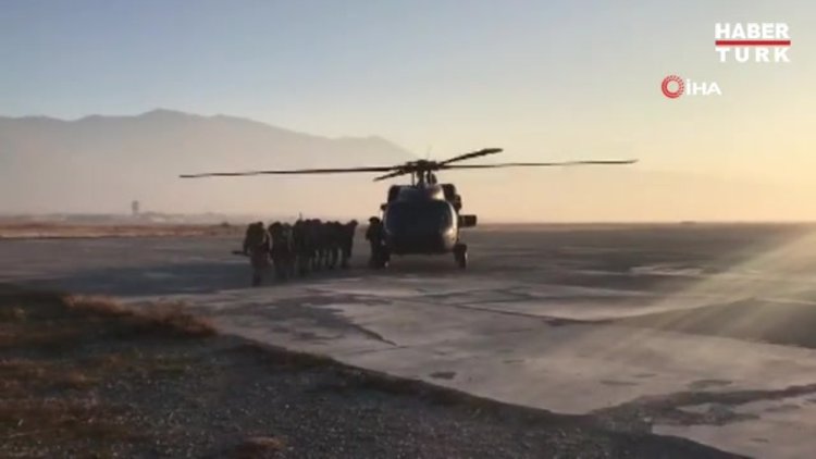 Erzincan'da terör operasyonu: 11 ayrı noktada sığınak ve mağaralar imha edildi