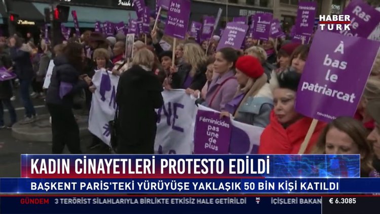 Kadın cinayetleri protesto edildi