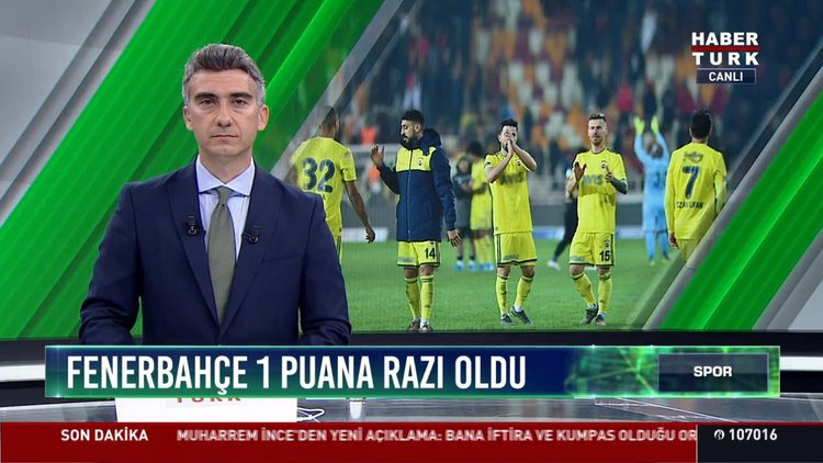 Fenerbahçe 1 puana razı oldu
