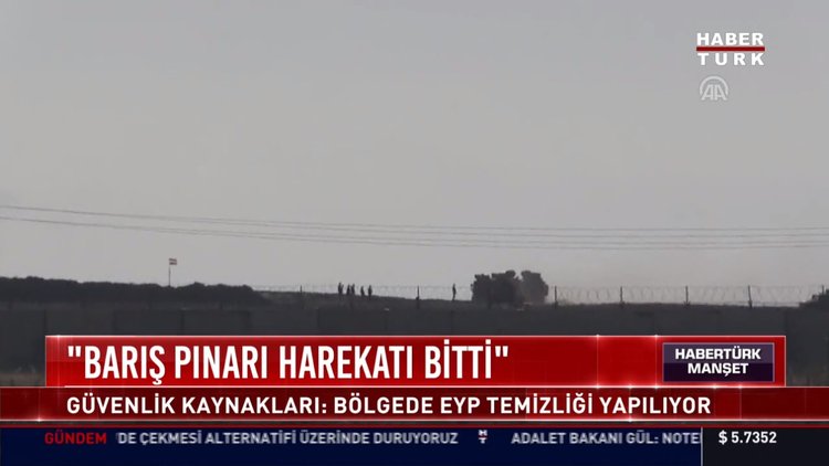 "Barış pınarı harekatı bitti"