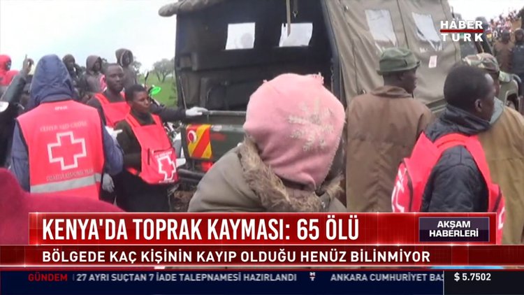 Kenya'da toprak kayması:65 ölü