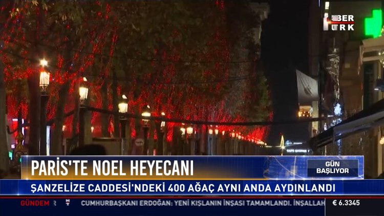 Paris'te Noel heycanı