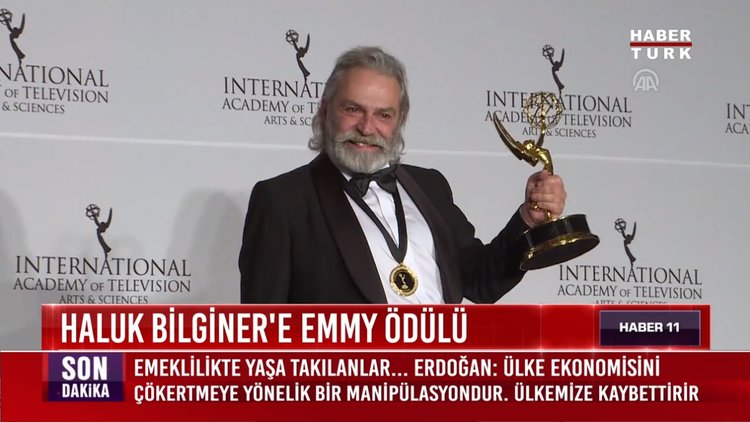 Haluk Bilginer'e Emmy ödülü