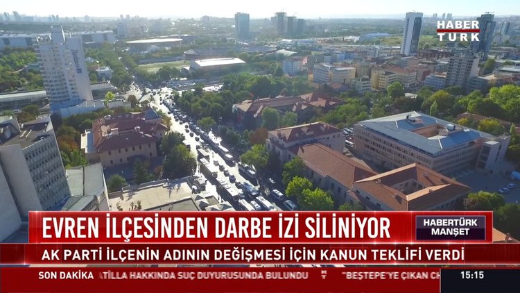 Evren ilçesinden darbe izi siliniyor