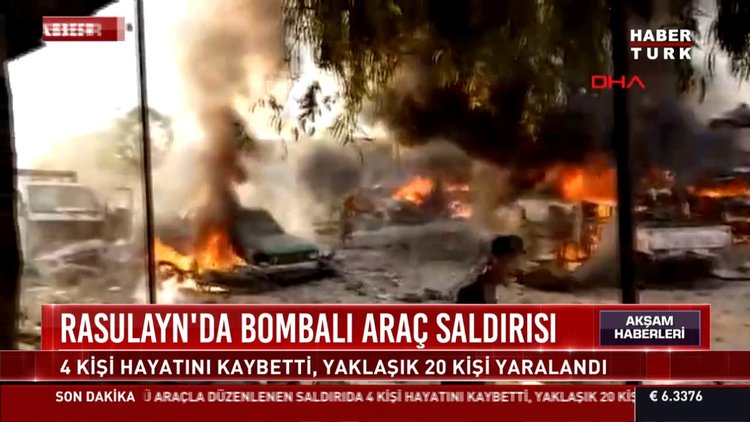 Rasulayn'da bomba yüklü saldırı