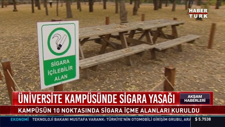 Üniversite kampüsünde sigara yasağı