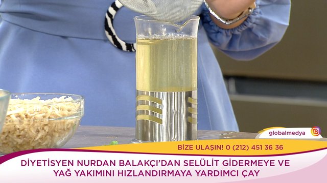 Selülit gideren ve yağ yakan çay!