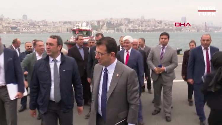 İBB Başkanı İmamoğlu, Gülhane Parkı'nda incelemelerde bulundu