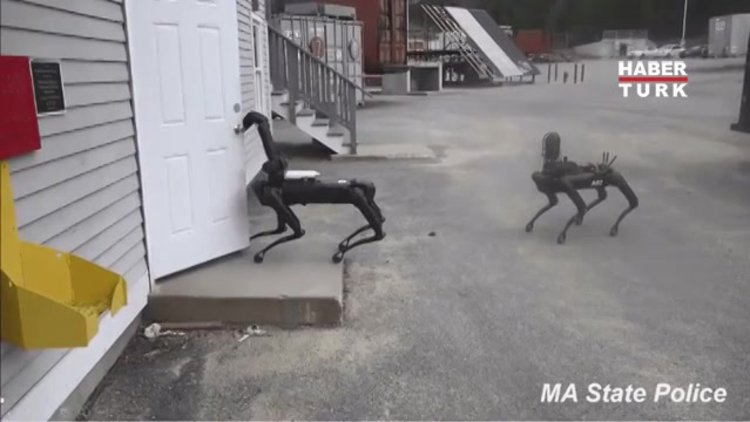 Boston Dynamics'in robotları polis köpeği oldu