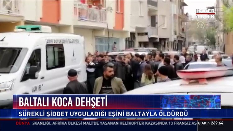 Baltalı koca dehşeti