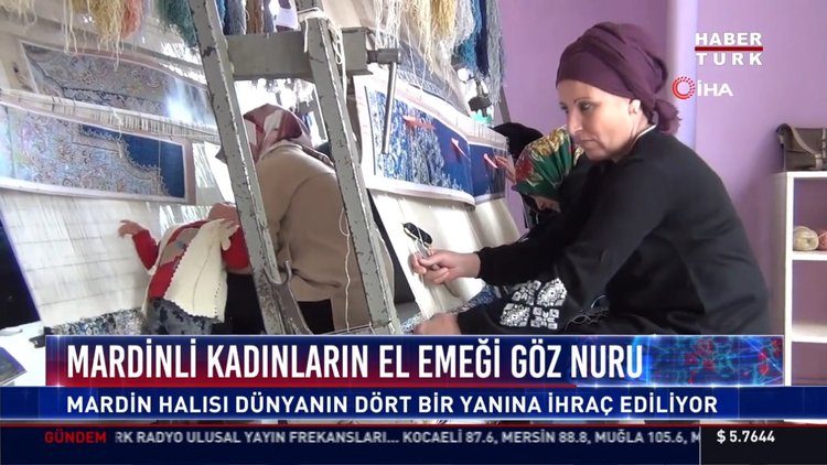 Mardin halısına ilgi yoğun
