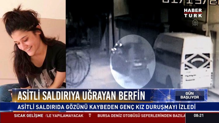 Asitli saldırıya uğrayan Berfin