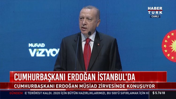 Cumhurbaşkanı Erdoğan İstanbul'da