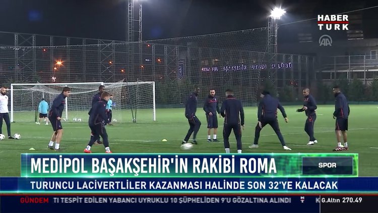 Medipol Başakşehir'in rakibi Roma