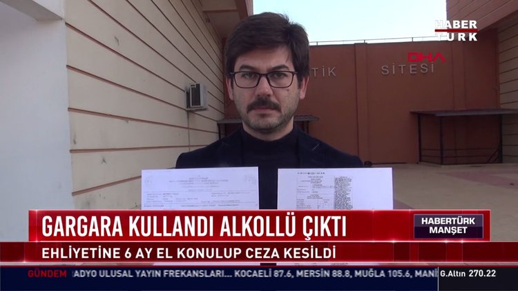 Gargara kullandı alkollü çıktı