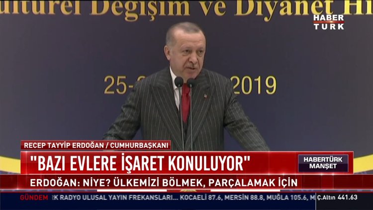 "Bazı evlere işaret konuluyor"
