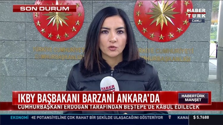 IKBY Başkanı Barzani Akara'da